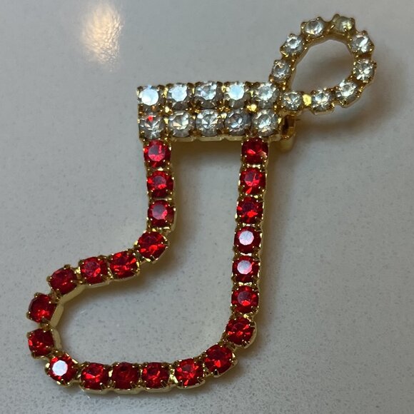 Vintage Collectible Christmas Holiday Pins Brooches & Earrings - Picture 12 of 16